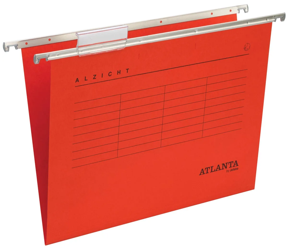 Atlanta hangmappen Alzicht Spectrum ft folio, V-bodem, rood — hangmappen voor laden
