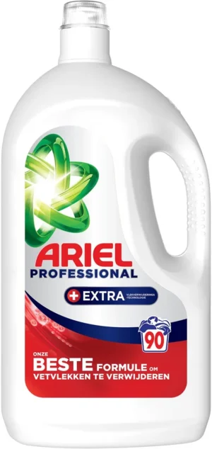 Ariel Professional Extra wasmiddel, fles van 4,95 liter, 110 wasbeurten — wasproduct
