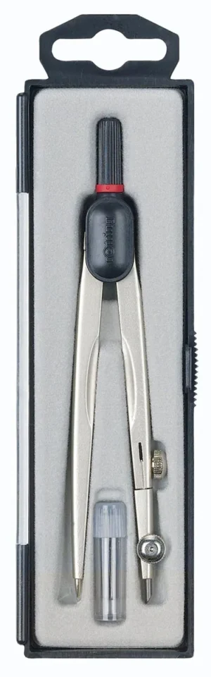 rotring universele passer voor cirkels tot max. 320 mm diameter, 2-delige passerdoos: 1 universele pas... — schoolpasser