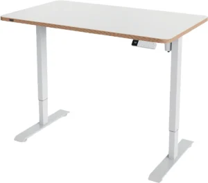 Leitz Ergo Zit/Sta bureau, ft blad 120 x 70 cm, elektrisch, op voet — bureauset