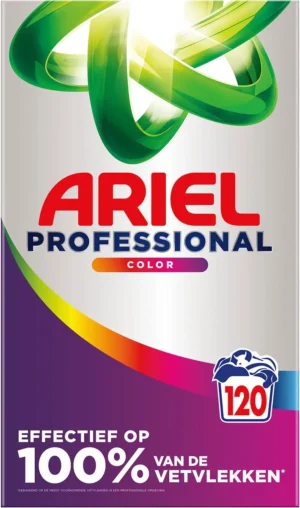 Ariel Professional Color waspoeder, doos van 6,6 kg, 120 wasbeurten — wasproduct