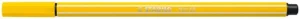 STABILO Pen 68 viltstift in neon geel met punt van 1,4 mm