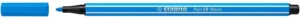STABILO Pen 68 viltstift - neon blauw, punt 1,4 mm — productfoto 2