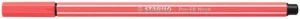STABILO Pen 68 viltstift in neon rood met punt van 1,4 mm