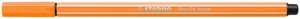 STABILO Pen 68 viltstift in neon oranje met dop