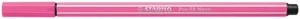STABILO Pen 68 viltstift in neon roze met dop