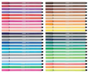 STABILO Pen 68 viltstift - turkoois ā productfoto 2