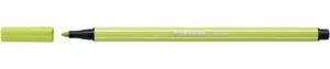STABILO Pen 68 viltstift in limoengroen met punt van 1,4 mm