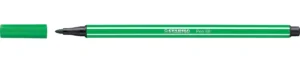 Groene STABILO Pen 68 viltstift met een punt van 1,4 mm