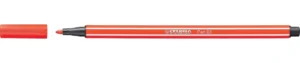 STABILO Pen 68 viltstift in rood met punt van 1,4 mm