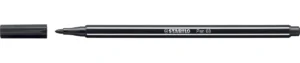 STABILO Pen 68 viltstift in zwart met punt van 1,4 mm