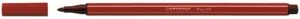 STABILO Pen 68 viltstift in de kleur bordeaux met dop