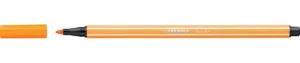 Oranje STABILO Pen 68 viltstift met punt van 1,4 mm