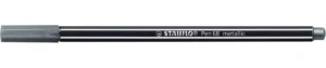 STABILO Pen 68 metallic viltstift - zilver, punt 1,4 mm ā productfoto 2