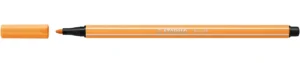 STABILO Pen 68 viltstift in papaya oranje met dop
