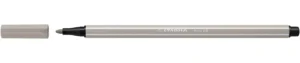 STABILO Pen 68 viltstift in warm grijs met dop