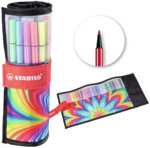 STABILO Pen 68 ARTY rollerset met 25 viltstiften in assorti