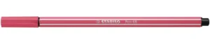STABILO Pen 68 viltstift in de kleur strawberry red (aardbeirood)