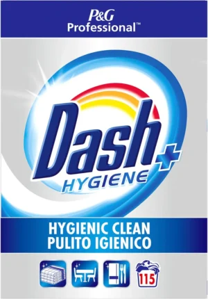 Dash Professional Hygiëne Plus waspoeder, doos van 5,75 kg, 115 wasbeurten — wasproduct