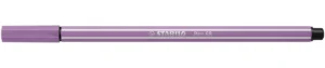 STABILO Pen 68 viltstift in de kleur violetgrijs