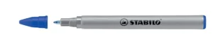 STABILO EASYoriginal rollervulling, fijn, 0,3 mm, doosje van 3 stuks, blauw — vullingen voor rollers