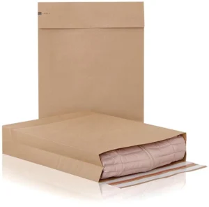 e-Green enveloppen met blokbodem, ft 400 x 500 x 100 + 100 mm, doos van 100 stuks — detail 2