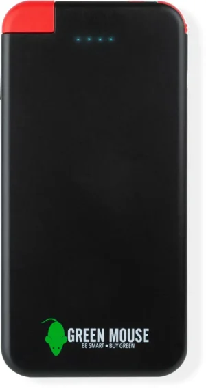 Greenmouse Mini powerbank, 5.000 mAh, zwart — accessoires voor pc, tablets en smartphones