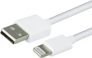 Greenmouse Lightning kabel, USB-A naar 8-pin, 2 m, woven — detail 2