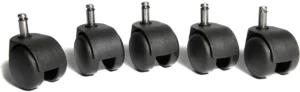 Topstar wielen voor tapijt, diameter 50 mm, pak van 5 stuks — toebehoren voor bureaustoelen