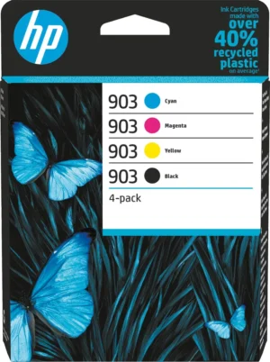 HP inktcartridge 903 met vier kleuren, artikelnummer 6ZC73AE
