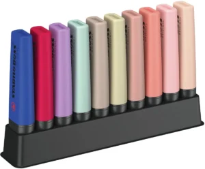 STABILO BOSS ORIGINAL NatureCOLORS Wildflower markeerstift, deskset van 10 stuks, assorti — detail 2
