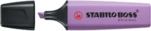 STABILO BOSS ORIGINAL NatureCOLORS Wildflower markeerstift, grijs-violet — detail 2