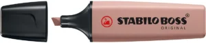 STABILO BOSS ORIGINAL NatureCOLORS markeerstift umber (bruin) — detail 2