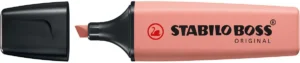 STABILO BOSS ORIGINAL NatureCOLORS markeerstift sienna (rozebruin) — detail 2
