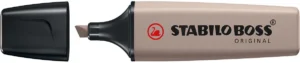 STABILO BOSS ORIGINAL NatureCOLORS markeerstift warm grey (grijs) — detail 2