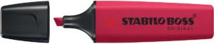 STABILO BOSS ORIGINAL NatureCOLORS Wildflower markeerstift, bordeaux — detail 2