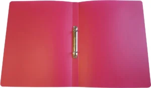 Alpha ringmap, voor ft A4, uit PP, 2 ringen van 16 mm, roze — detail 2