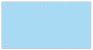 OFFICE products verdeelstroken, 240 x 105 mm, pak van 100 stuks, blauw — verdeelstrook