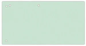 OFFICE products verdeelstroken, 240 x 105 mm, pak van 100 stuks, groen — verdeelstrook