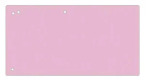 OFFICE products verdeelstroken, 240 x 105 mm, pak van 100 stuks, roze — verdeelstrook