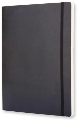 Moleskine notitieboek, ft 19 x 25 cm, effen, soepele cover, 192 blad, zwart — detail 2