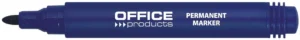 Blauwe OFFICE products permanent marker met ronde punt van 1-3 mm