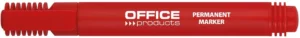 Rode OFFICE products permanent marker met ronde punt en schrijfbreedte 1-3 mm