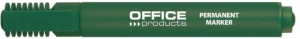 Groene OFFICE products permanent marker met beitelpunt en schrijfbreedte 1-5 mm
