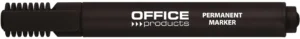 OFFICE products permanent marker met beitelpunt 1-5 mm in het zwart