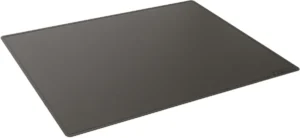 Durable schrijfonderlegger met siergroef, PP, ft 530 x 400 mm, zwart — bureau-onderlegger
