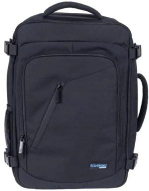 Donau Travel rugzak Warsaw, 23 l, 15,6 inch, zwart — laptoptas