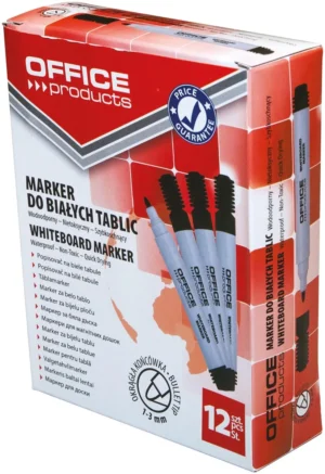 OFFICE products whiteboard marker 1-3 mm, rond, zwart — detail 2