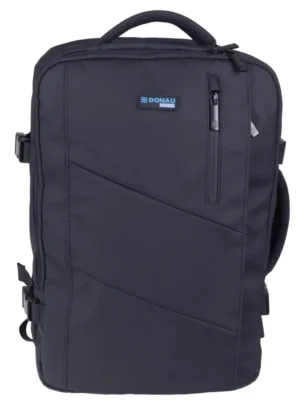 Donau Travel rugzak Prague, 32 l, 17 inch, zwart — laptoptas