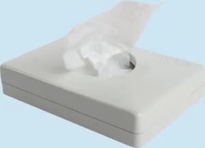 Bingo dispenser voor hygiënezakjes, wit — toiletpapier en dispensers